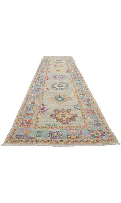 3 x 12 Vintage-Inspired Oushak Runner 80965