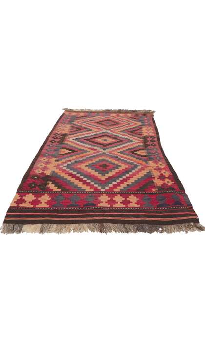 3 x 6 Vintage Afghan Maimana Kilim Rug 77761