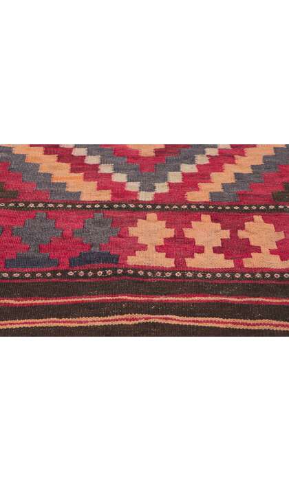 3 x 6 Vintage Afghan Maimana Kilim Rug 77761