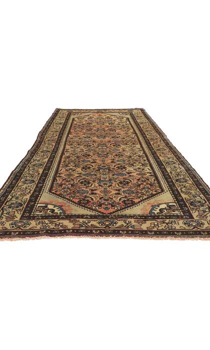 4 x 10 Vintage Persian Hamadan Rug 61153