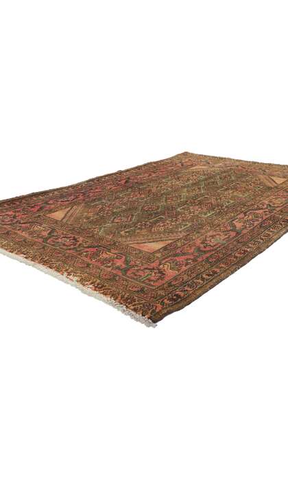 4 x 6 Vintage Persian Hamadan Rug 61159