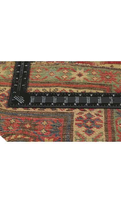 4 x 8 Antique Kazak Runner 78312