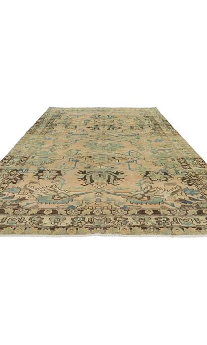 5 x 10 Vintage Persian Hamadan Rug 60954