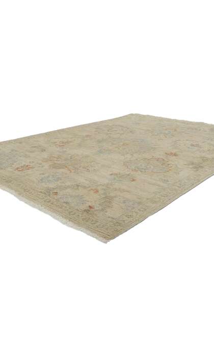 5 x 7 Vintage-Inspired Oushak Rug 30828