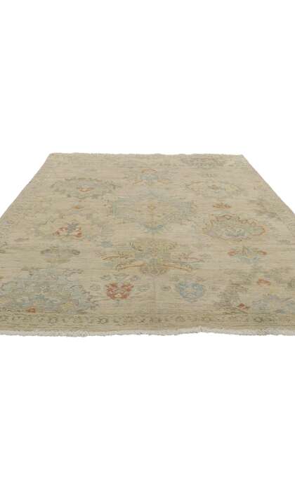 5 x 7 Vintage-Inspired Oushak Rug 30828
