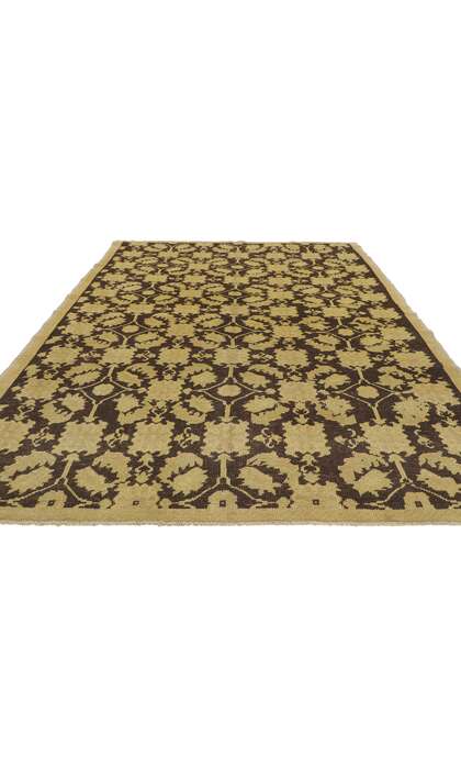 5 x 8 Vintage Turkish Oushak Rug 50846