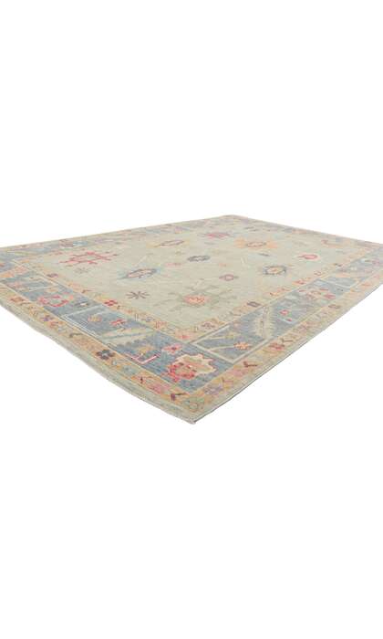 6 x 9 Colorful Oushak Rug 80919