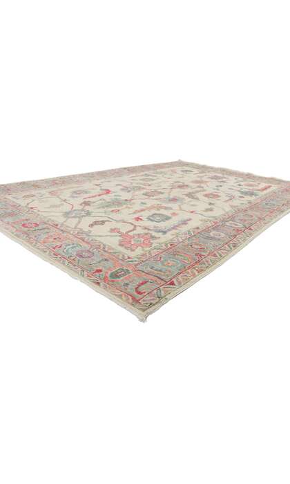 6 x 9 Colorful Oushak Rug 80971