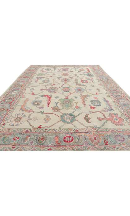 6 x 9 Colorful Oushak Rug 80971