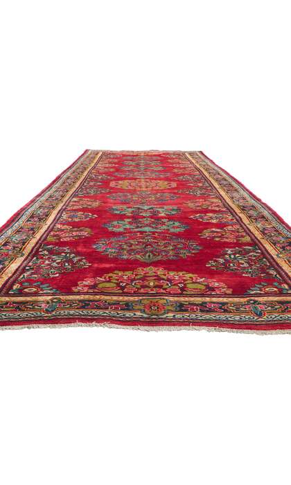 7 x 18 Vintage Persian Mahal Runner 61172