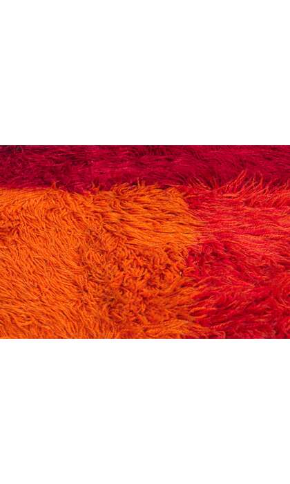 8 x 12 Vintage Danish Rya Rug 78352