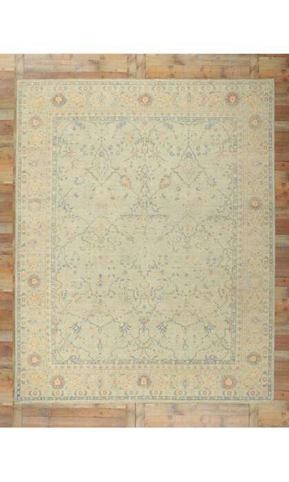 9 x 11 Contemporary Oushak Rug 80945