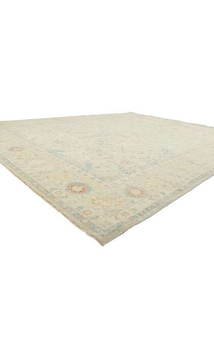9 x 11 Contemporary Oushak Rug 80945