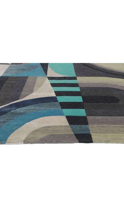 10 x 14 Contemporary Abstract Rug 30883