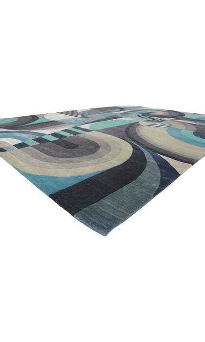 10 x 14 Contemporary Abstract Rug 30883