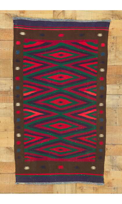 3 x 5 Vintage Persian Kilim Rug 61141