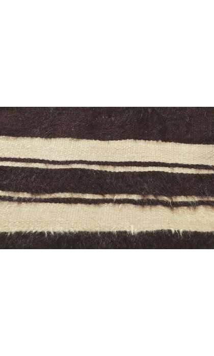 4 x 5 Vintage Turkish Angora Wool Kilim Rug 53838