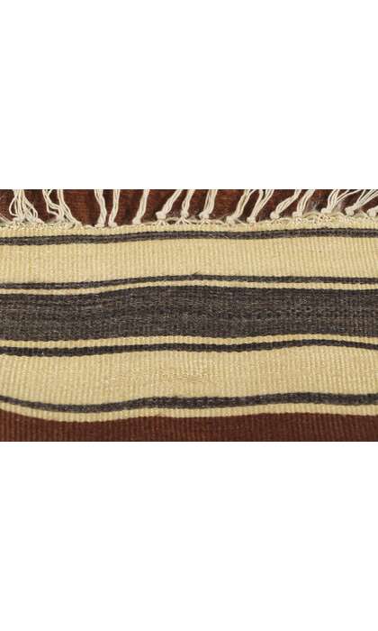 4 x 5 Vintage Turkish Angora Wool Kilim Rug 53853