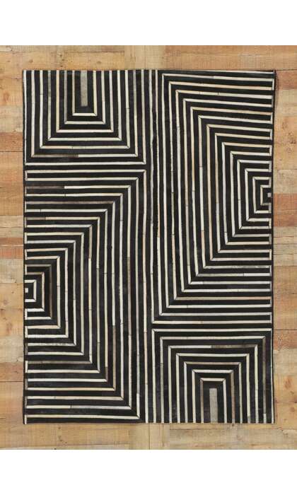 4 x 6 Contemporary Cowhide Rug 30909