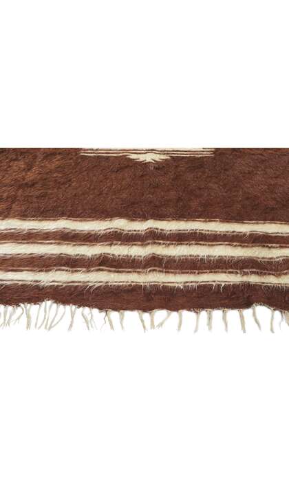 4 x 6 Vintage Turkish Angora Wool Kilim Rug 53832