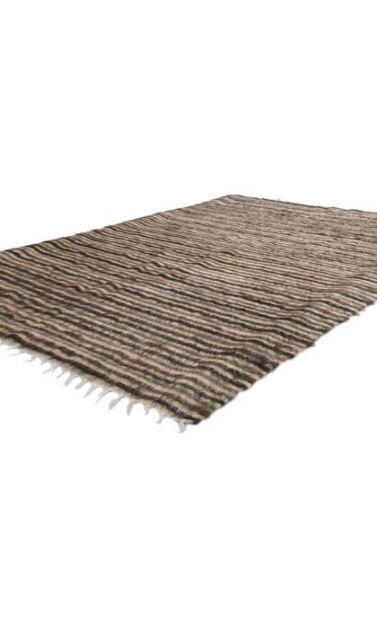 4 x 6 Vintage Turkish Angora Wool Kilim Rug 53841