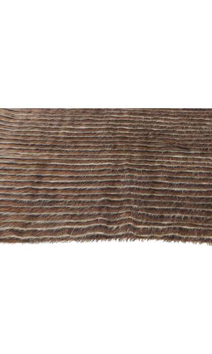 4 x 6 Vintage Turkish Angora Wool Kilim Rug 53844