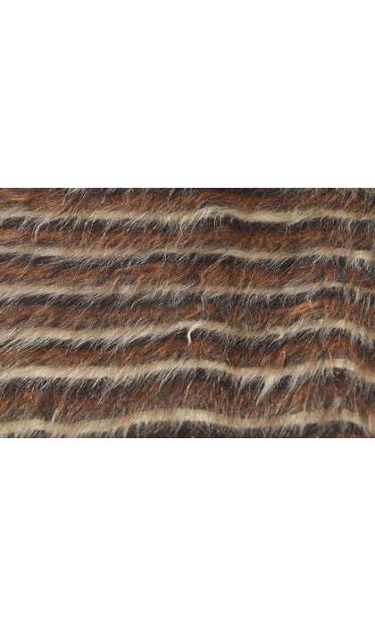 4 x 6 Vintage Turkish Angora Wool Kilim Rug 53844