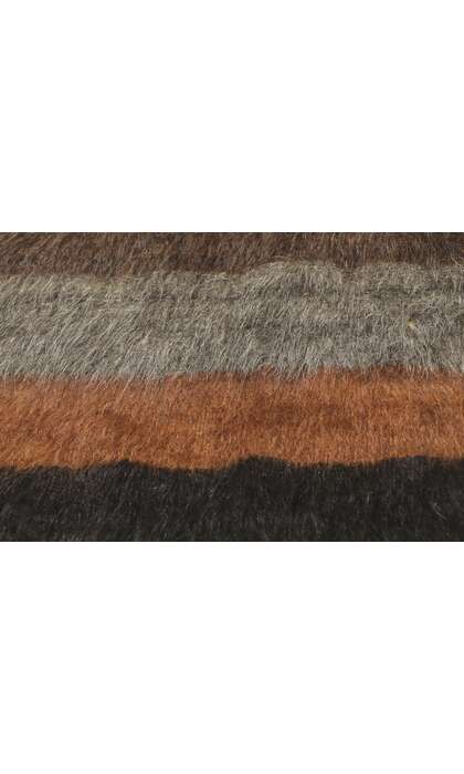 4 x 6 Vintage Turkish Angora Wool Kilim Rug 53856