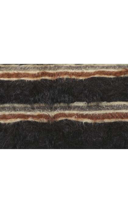 4 x 6 Vintage Turkish Angora Wool Kilim Rug 53857