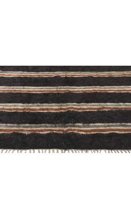 4 x 6 Vintage Turkish Angora Wool Kilim Rug 53857