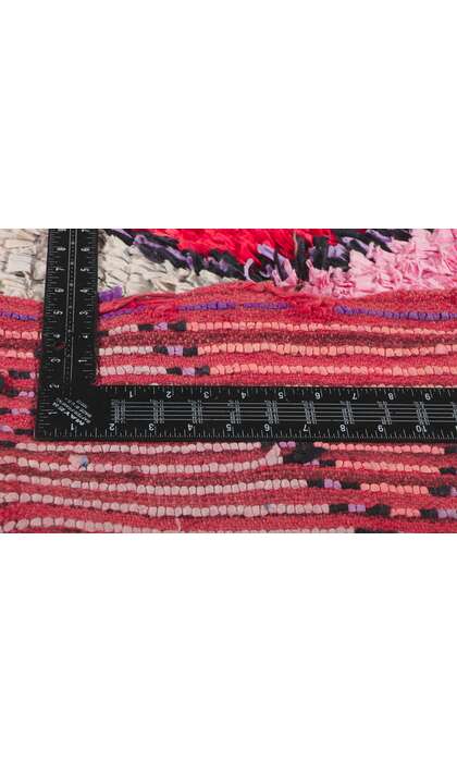 5 x 10 Vintage Boujad Moroccan Rag Rug 78362