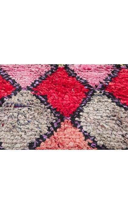 5 x 10 Vintage Boujad Moroccan Rag Rug 78362