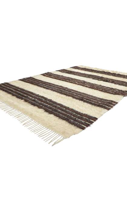 5 x 7 Vintage Turkish Angora Wool Kilim Rug 53837