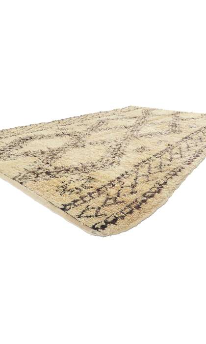 6 x 10 Vintage Moroccan Beni Ourain Rug 78373