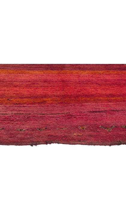 6 x 11 Vintage Red Beni Mrirt Moroccan Rug 78363