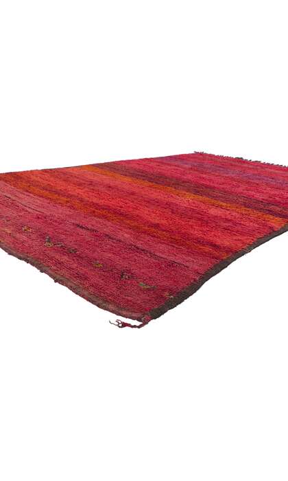 6 x 11 Vintage Red Beni Mrirt Moroccan Rug 78363