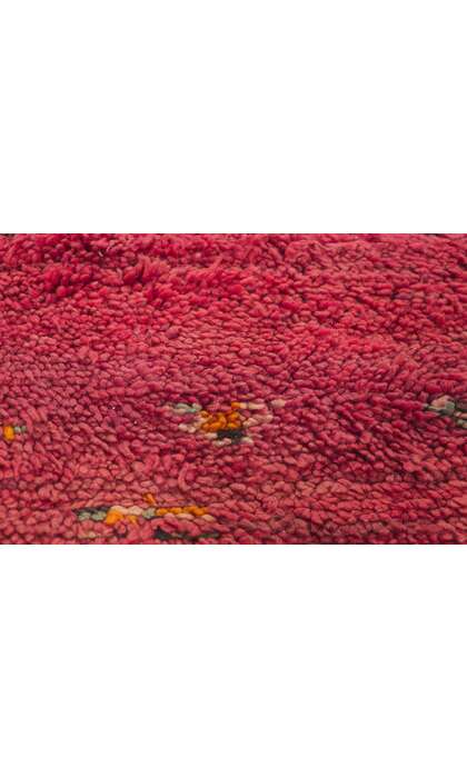 6 x 11 Vintage Red Beni Mrirt Moroccan Rug 78363