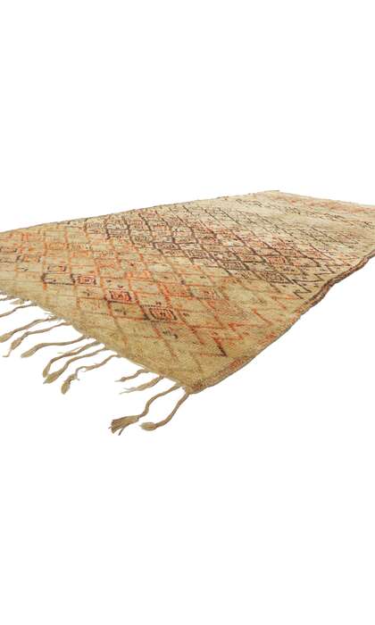 6 x 13 Vintage Moroccan Beni Ourain Rug 78378