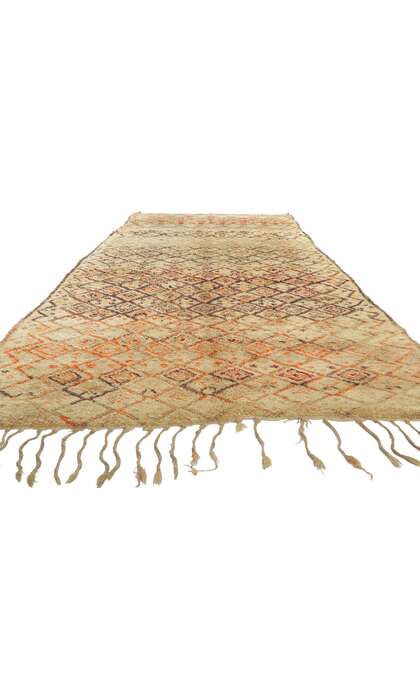 6 x 13 Vintage Moroccan Beni Ourain Rug 78378