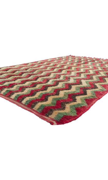 7 x 10 Vintage Moroccan Beni Ourain Rug 78375