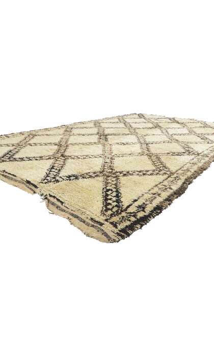 7 x 11 Vintage Moroccan Beni Ourain Rug 78374