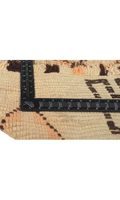 7 x 13 Vintage Moroccan Beni Ourain Rug 78365 backside