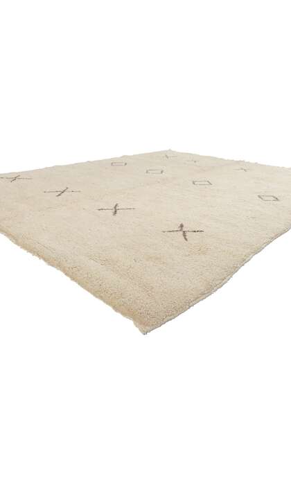 7 x 9 Vintage Moroccan Beni Ourain Rug 78367