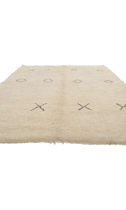 7 x 9 Vintage Moroccan Beni Ourain Rug 78367