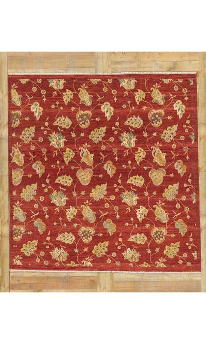 8 x 8 Scarlet Vineyard Transitional Area Rug 30291