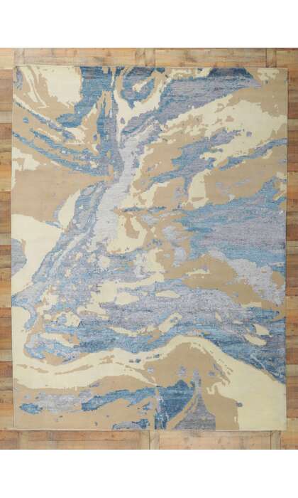 9 x 12 Contemporary Abstract Rug 30879