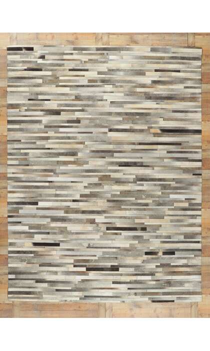 9 x 12 Contemporary Cowhide Rug 30915