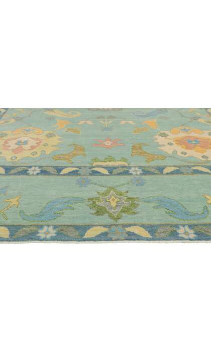 9 x 12 Colorful Oushak Rug 30885