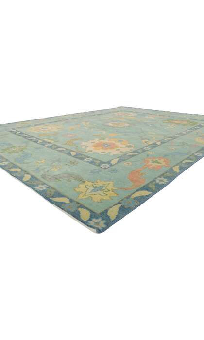 9 x 12 Colorful Oushak Rug 30885