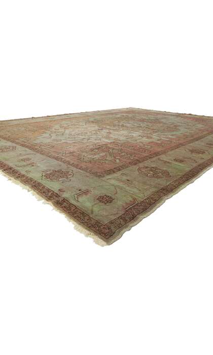 10 x 13 Vintage Turkish Serapi Rug 77664